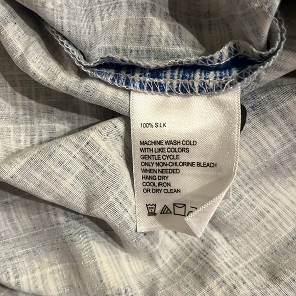 Tommy Bahama Original Fit Green Floral Palm Silk Shirt  Size M - Picture 4 of 9